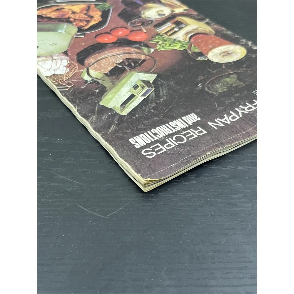 Sunbeam Frypan Recipes Instructions Manual Electric Skillet Cookbook‎ Vintage